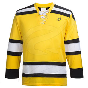 Jersey de hockey sobre hielo para adultos de secado rápido de diseño personalizado con sublimación de nombre de equipo personalizado - Product Image 5