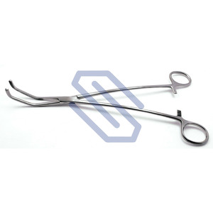 Satinsky 10.5\" Stainless Steel Vena Cava <b>Clamp</b> Manual Powered Surgical Instruments Basis - Product Image 3