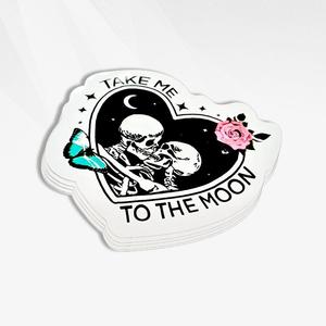 Pegatina de vinilo adhesivo fuerte de marca de empresa personalizada, impermeable, para uso en exteriores, pegatinas decorativas troqueladas, vinilo personalizado barato - Product Image 3