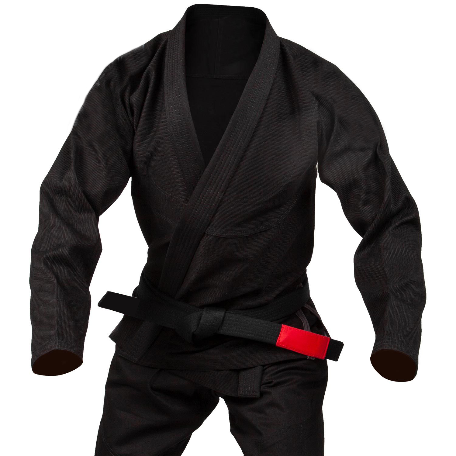 Schwarzer Kontrast BJJ Gis Perlenflechtung 450 gsm Jacke hochwertige Kampfkunst Kleidung Jiu-Jitsu-Anzüge Kimonos individueller BJJ Gi