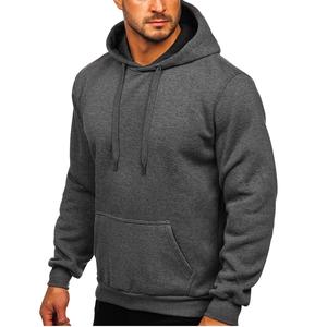Échantillon gratuit OEM Ensemble pull-over à capuche à manches longues pour hommes 50% coton 50% polyester Imprimé en 3D Vêtements surdimensionnés noirs vente en gros - Product Image 3