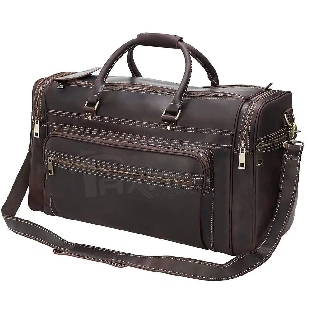 Klassische Gepäck tasche Travel Duffle bittet zum Verkauf Maßge schneiderte Logo Pu Leder Duffle Bag