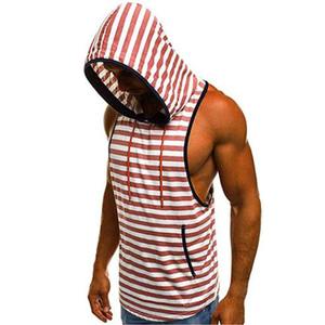 OEM custom logo high quality fashion mens running gym stringer workout tank top for men - Product Image 3