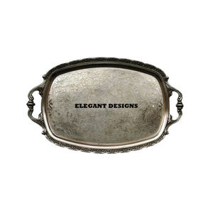 Plat de service de luxe design de qualité supérieure, plateau de table en laiton fait à la main, plateaux de service décoratifs, Offre Spéciale de taille personnalisée - Product Image 6