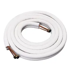 Tubo de aire acondicionado blanco, aislante, tubo de espuma para aire acondicionado, tubo capilar de aire acondicionado