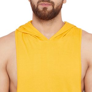 <b>Mens</b> Hooded Stringer Vest Gym Sports Hooded <b>Singlet</b> for <b>Men</b> Workout tank Tops Casual Sleeveless Hoodies on Wholesale Price - Product Image 5