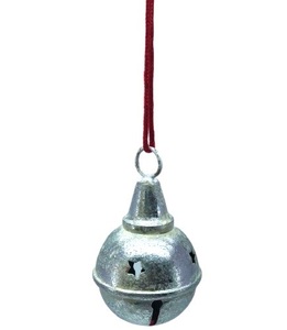 กระดิ่งกริ๊งชุด4ชิ้นทำจากโลหะของประดับคริสมาสต์ลูกบอลคริสมาสต์ขายดี - Product Image 3