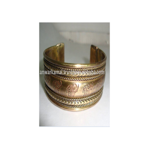 Puño de latón con cobre antiguo - Product Image 1