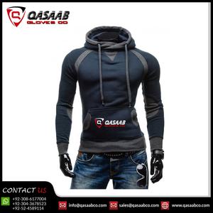 Sweatshirts d'hiver à capuche en coton respirant pour hommes, vêtements de sport décontractés avec manches longues et poche - Product Image 2