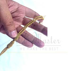 Ceremonial lingotes Alambre de cable Ceremonial oficial de cuerdas | Tapa cordones para uniformes ceremoniales - Product Image 6