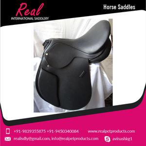 Alta calidad Inglés Saddle Dressage Horse Saddle del exportador indio Último diseño Material de cuero estándar - Product Image 2