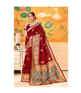Vente en gros de saris en soie d'art ApparelGarment - Product Image 1
