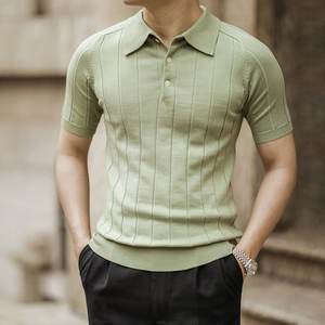 Polo d'été à coupe étroite, de Style décontracté, avec Impression d'affaires - Product Image 2