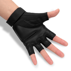 Guantes deportivos de gimnasio para hombre, manoplas de mano para levantamiento de pesas, para entrenamiento, medio dedo, deporte, fútbol, motocicleta, logotipo personalizado - Product Image 3
