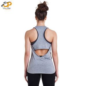Camiseta sin mangas blanca para gimnasio para mujer, Camiseta corta transpirable personalizada para entrenamiento físico, nuevo diseño, patrón de malla, tejido de punto, deporte informal - Product Image 5