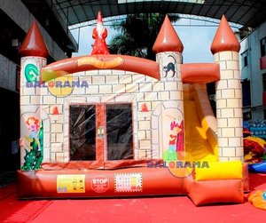 Château d'aire de jeux intérieure 5x4x3m, mini château gonflable de saut gonflable à vendre - Product Image 4