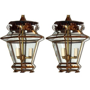 Linterna italiana de Metal dorado para decoración de bodas, farol decorativo hecho a mano para interiores y exteriores, de la mejor calidad - Product Image 6