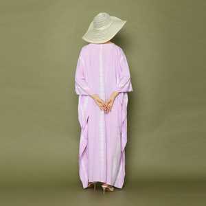 ชุดชายหาดมัดย้อม,ชุดชายหาดไซส์พิเศษชุดคาฟตานสำหรับผู้หญิงชุดเดรสเลานจ์เดรสคาฟตันคุณแม่ - Product Image 4