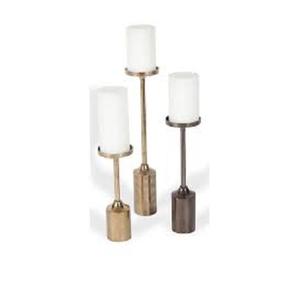 top design Custom Finished Decorative Metal Candle Stand Wholesale Exporter Latest Arrival Metal Candle Manufacturer from India - Product Image 1