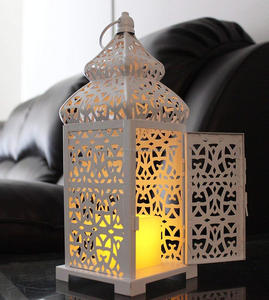 White <b>Moroccan</b> Lantern for Home & Wedding <b>Decor</b> - Product Image 3