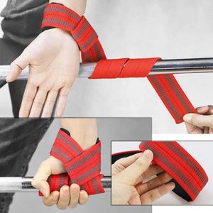 High Quality Custom Made Weightlifting Gym <b>Lifting</b> Wrist <b>Straps</b> <b>For</b> Strength Training Weight <b>Lifting</b> - Product Image 2