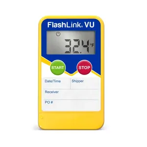 DELTATRAK Data Logger - Large Easy To Read LCD Display FlashLink VU In-Transit Logger Model 20741-20744