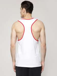 Camiseta sin Mangas de Alta Calidad para Hombre, 100% Algodón, Diseño de Cuello Alto con Canalé, Transpirable, de Secado Rápido, para Correr, Entrenamiento, Venta al por Mayor - Product Image 5