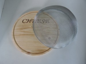 Blocs de logo personnalisés planche à découper le fromage pierre d'ardoise noire naturelle en bois de bambou pour un usage domestique emballé en morceaux - Product Image 2