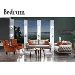 Canapé Chesterfield de luxe en tissu Canape Mobilier de maison à trois places avec rangement pliable pour chambre à coucher et salon - Product Image 3