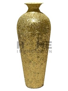 Vase à fleurs en métal de la meilleure qualité Surface martelée Vase à fleurs décoratif pour la maison dernières jardinières de créateurs à prix compétitif - Product Image 2