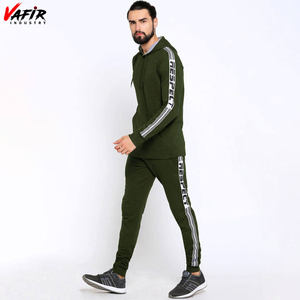 Survêtement d'hiver en polaire pour homme, étiquette privée, ensemble de jogging, veste à capuche, pull, - Product Image 3