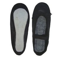 Venta caliente zapatos de baile de ballet zapatos de baile de Ballet de lona elástica suave al por mayor elegante señora Ballet Flats Casual zapatos de mujer