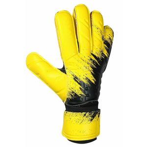 Guantes de Portero Personalizados Amarillos y Negros, Guantes de Portero de Fútbol con Agarre de Látex Profesional para Entrenamiento y Partido - Product Image 2