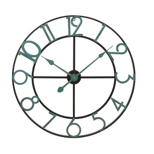 Galvanized Wall <b>Clock</b> Creative Design Handmade Decorative <b>Clock</b> Best Quality Luxury Wall Mounted Iron <b>Clock</b> - Product Image 2