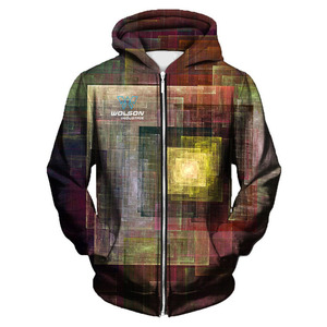 เสื้อมีฮู้ดพิมพ์ลาย3D ผ้าโพลีเอสเตอร์แบบระเหิดสำหรับทุกเพศฤดูหนาว - Product Image 2