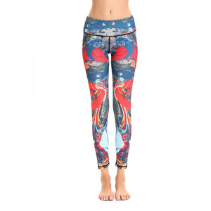Pantalon de Fitness pour femmes, 2 pièces, rehausseur fessier, taille haute, fantaisie, taille haute, Compression, Legging Sexy - Product Image 1