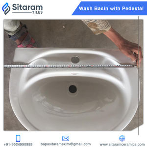 OEM/OBuyer's Label disponible para el fregadero de pedestal ovalado más vendido Mejor precio de mercado Con pedestal de alta calidad - Product Image 4