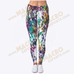 Leggings Deportivos de Cintura Alta, Ajustados, Ligeros, hasta la Rodilla, con Bolsillo, de Secado Rápido, Material de Poliéster y Elastano para Mujer - Product Image 1