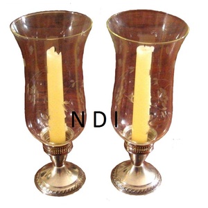 Lámpara con cristal boda fiesta cena mesa superior decoración aluminio Metal candelabro lámpara - Product Image 6