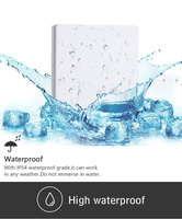 Interrupteur Intelligent Compatible Alexa Google Home Commande Vocale Tuya Télécommande Murale Interrupteur Électrique Sans Fil