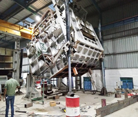 Usines de fusion d'aluminium clés en main d'une capacité de 10 tonnes, fours de fusion d'aluminium pour le recyclage des déchets d'aluminium