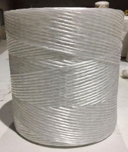 Suministro de fábrica Embalaje agrícola Protección UV Empacadora de heno Polipropileno PP Baler Twine Tamaño 24000 Denier Amarillo y blanco - Product Image 6