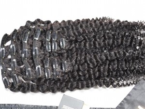 Extensions de cheveux malaisiens Remy — noble, lot de 7 pièces de mèches naturelles, cheveux lisses et bouclés, vierges non traités, vente en gros - Product Image 6