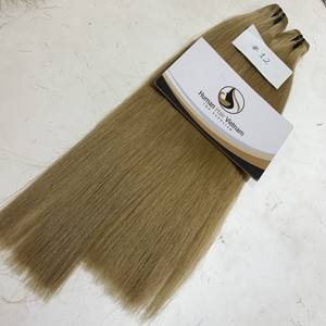 Prix de gros # Cheveux humains lisses, 12 couleurs, tissage à la machine, longueur de 8 à 34 pouces, cuticules alignées - Product Image 1