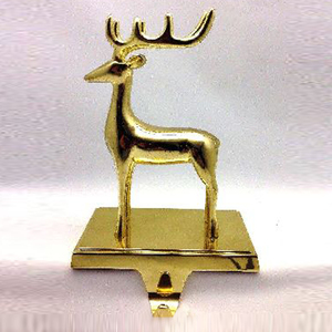 Calcetines de Navidad de Reno brillante dorado, calcetines de fieltro decorativos para el hogar a la venta - Product Image 1