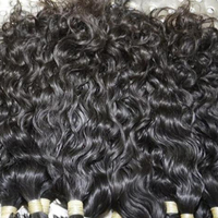 Extension de cheveux naturels bouclés non traités, cheveux remy crus non traités, meilleurs cheveux crus, Double étirés, en vrac, en kilogramme, vendeur
