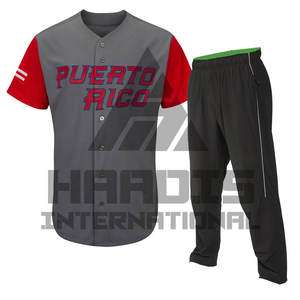 Camiseta de béisbol transpirable personalizada al por mayor, nuevo diseño, camiseta de béisbol de alta calidad, uniforme barato para hombre - Product Image 3