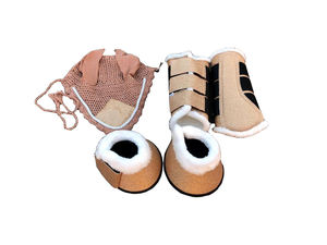 Juego de almohadillas de sillín de caballo con costuras elegantes de calidad superior Accesorios ecuestres Premium - Product Image 5