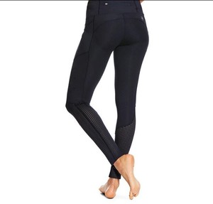 Pantalon d'équitation en silicone à siège intégral haute performance avec maille Leggings d'équitation professionnels en silicone taille haute unique - Product Image 6