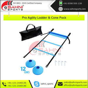 Conjunto de Escalera de Agilidad y Conos para Entrenamiento de Fútbol, Equipo de Entrenamiento de Velocidad, Kit de Escalera de Agilidad para Fútbol - Product Image 3